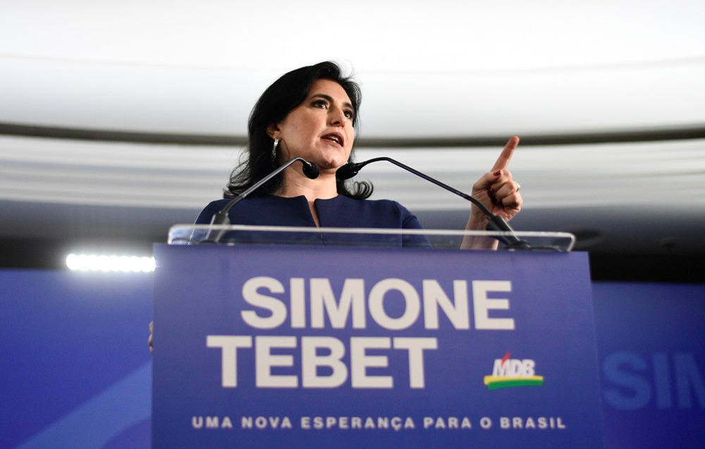 POLÍTICA 2022: Simone Tebet apoiara MDB em dois Estados